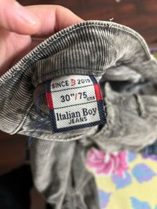 grey/ black Corduroy Pants