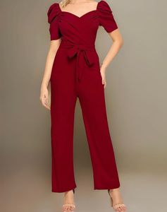 Maroon Casual Jumpsuit