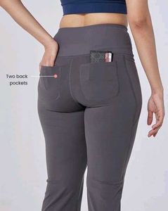 Blissclub NEW Grey Flared Gym Legging/ Size-S