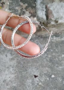 Sparkling Hoop Earrings