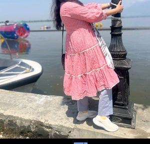 Cotton Frock With Pant