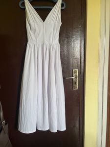White Midi Dress