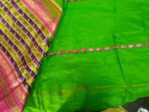 100%pure mysore Crepe Silk Saree