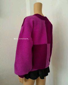 Crochet The Faces Sweater