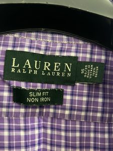 Ralph Lauren Purple Checkered Shirt