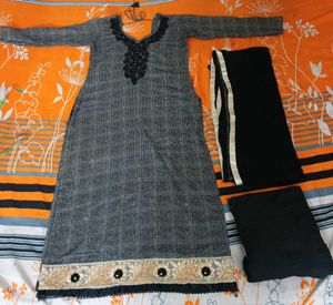 churidar kurti dupatta set for women