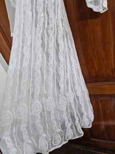 SALE Pure Chikan Kurta-anarkali.