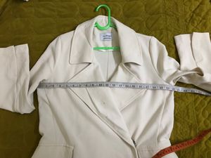 Calvin Klein Cream Trench Coat