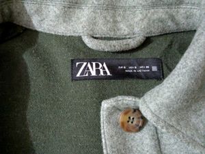 ZARA Women’s Wool-Blend Shacket/Jacket