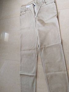 Beige Jeans