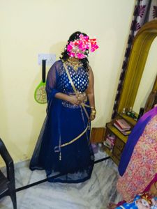 Elegant Blue Ethnic Dress