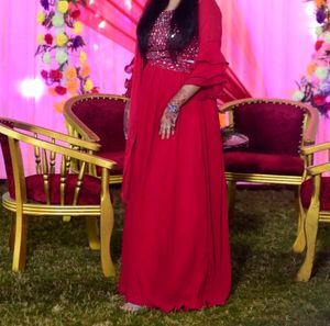 Georgette Leheng With Mirror Kurti Or Rupatta