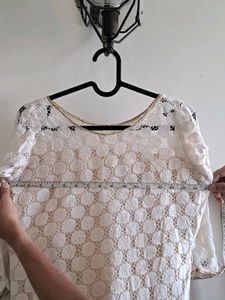 Straight Kurta (Cream)