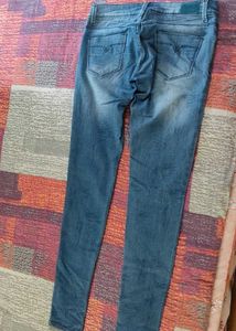 Fingerprint Pattern Jeans For Women