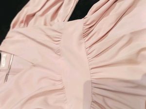 Pink Peplum Top