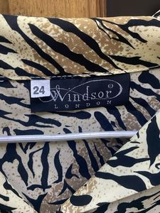 Tiger Print Women Shirt For Casual Wear