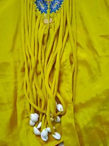 Indo western elegant Yellow dress