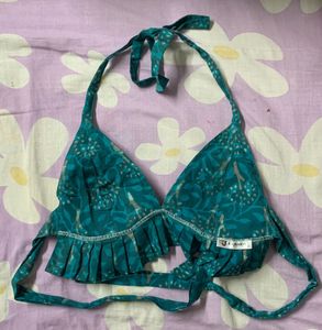 Blue Greenish Tie On Top