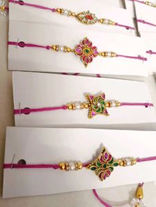 Elegant Rakhi Set - Handmade &amp; Traditional