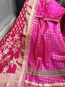 Beautiful Lhnga Choli With Heavy Blouse And Dupatt