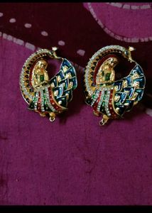 Elegant Peacock Earrings