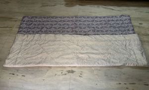 Floral Pattern Quilted Throw Blanket