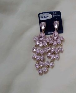 DC Jewelry Pink Dangle Earrings