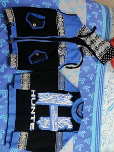 Woolen Jacket With Inner Sweater