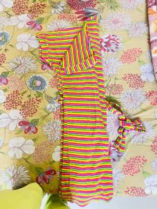 Colorful Striped Robe