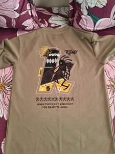 Tan Graphic T-Shirt