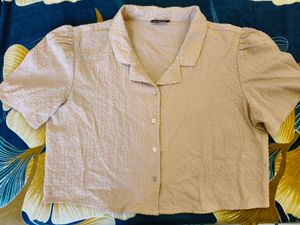 Zudio Casual Pink Crop Top