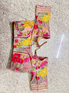 ethnic lehenga choli with blouse