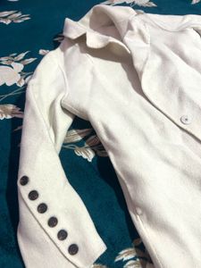 Vintage Cream Wool Coat