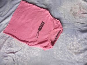 Pink Crop T Shirt 🦩🌺💓