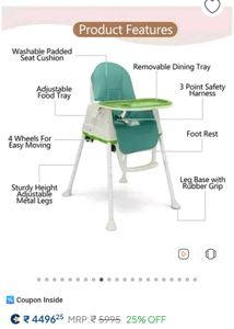 BABYHUG 3 In 1 Comfy Chair