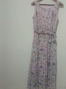 Floral Print Sleeveless Dress