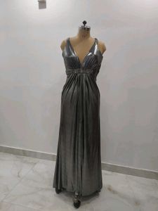 Elegant Silver Gown