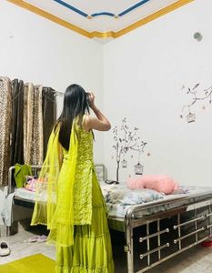 Green Embroidered Kurta Set