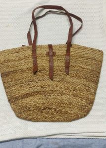 straw Woven Tote Bag