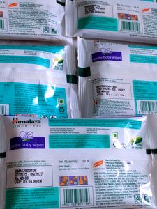 Pack Of 5 Himalaya Baby Wipes