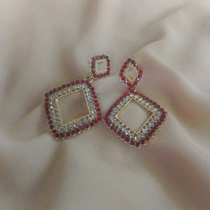 Earrings Red and Elegent