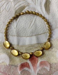 GOLD BEADED NECKLACE