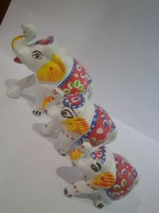 3 Pcs Elephant Home Decor