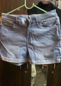 Combo Of Xpose Shorts And  Stylish Black Top
