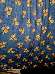 A Cyan Dress With Mustard Flora Chic