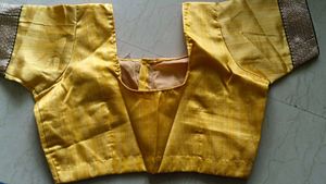 Yellow Satin Saree And Cotton Sare Combo