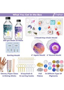 RESINS ART KIT+7 sticker sheets😍😍