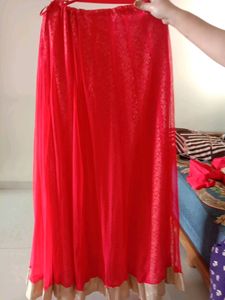 A 4 PIECE SUIT BAJIRAO MASTANI WITH AMAZING ELEGANT HEAVY WORK ON NET FABRIC