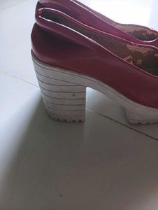 Red Peep Toe Heels