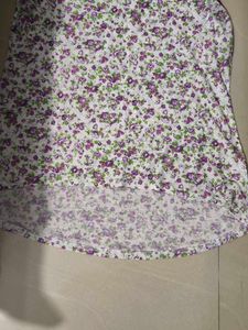Floral Sleeveless Top Very Soft Material